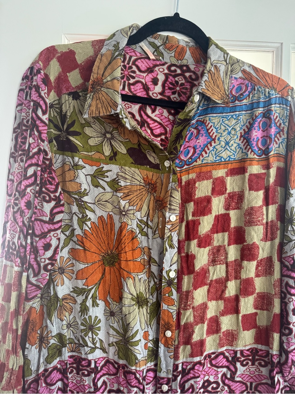 Free People Jackie Printed Maxi Top - Picture 4 of 9